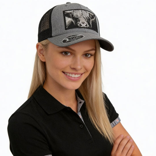 Hochlandrind 110 Trucker Badge